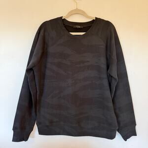 IRO Camouflage Print Crew Neck Sweatshirt Size L